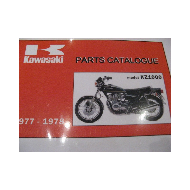 kawasaki KZ 1000 despiece en ingles