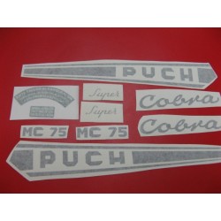 puch cobra 75 MC juego de adhesivos