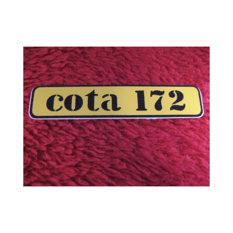 montesa cota 172 adhesivo "cota 172" amarillo y negro