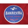 lambretta chapa decorativa en relieve de 30cm de diametro