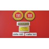 montesa cota 123 juego adhesivos blanc incluye emblemas relieve