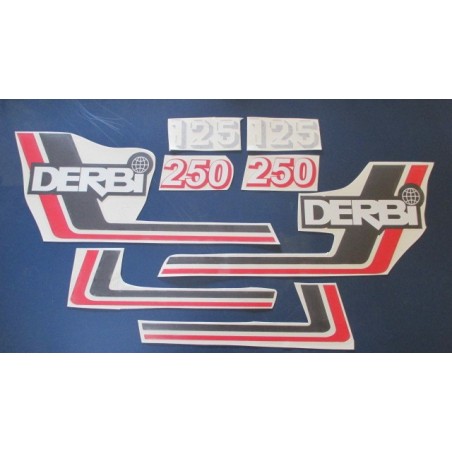 derbi RC y CR 125 y 250 juego de adhesivos tipo 1