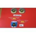 bultaco lobito 175 Mk6 7 y 8 adhesivos con emblemas relieve