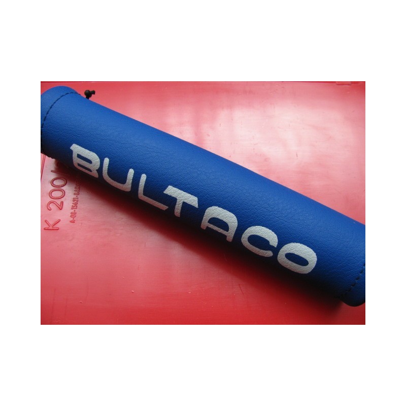 bultaco sherpa protectod del manullar azul y blanco medidas  205 x 43