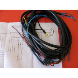 bultaco frontera sistema de cableado eléctrico para plato de platinos con esquema