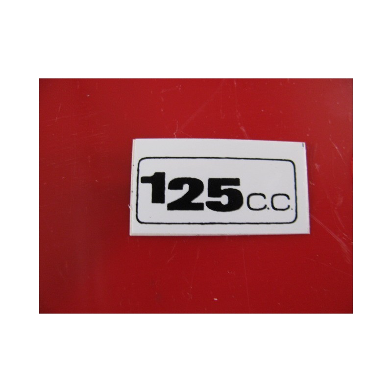 bultaco 125 adhesivo "125" del guardabarros trasero