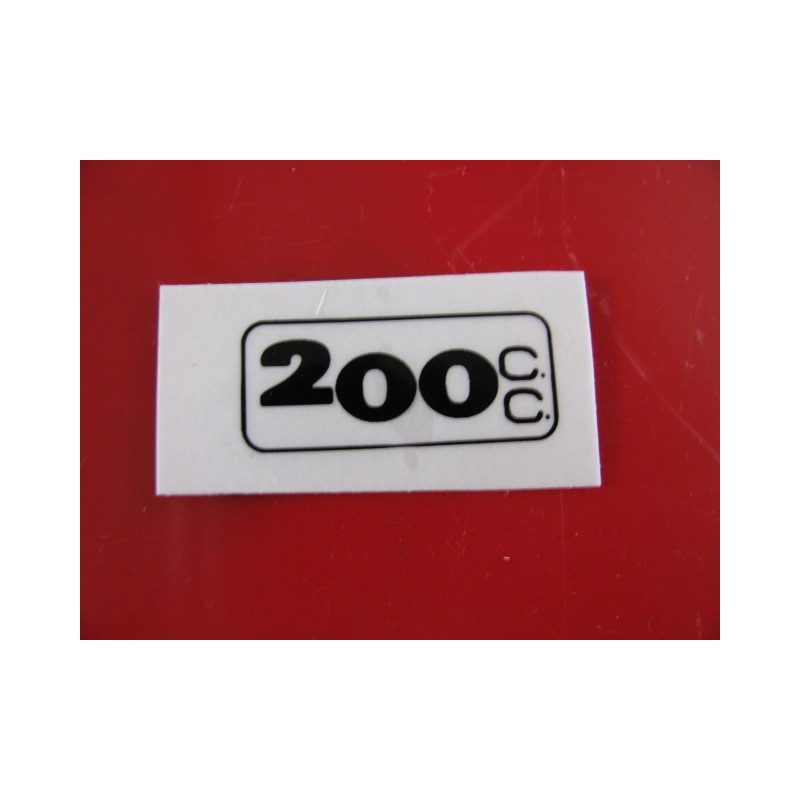 bultaco 200 adhesivo "200" del guardabarros trasero