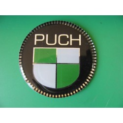 puch emblema en relieve de 50 mm de diametro