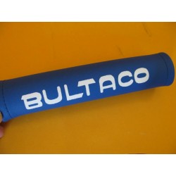 bultaco protector manillar trial azul/blanco con relleno indeformable