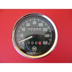 montesa green speedometer dial to 160 km with partial