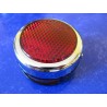 taillight metallic (65 x 40 mm) with 2 lamp holder for motorcycles fron 40 50 60 and 70 years