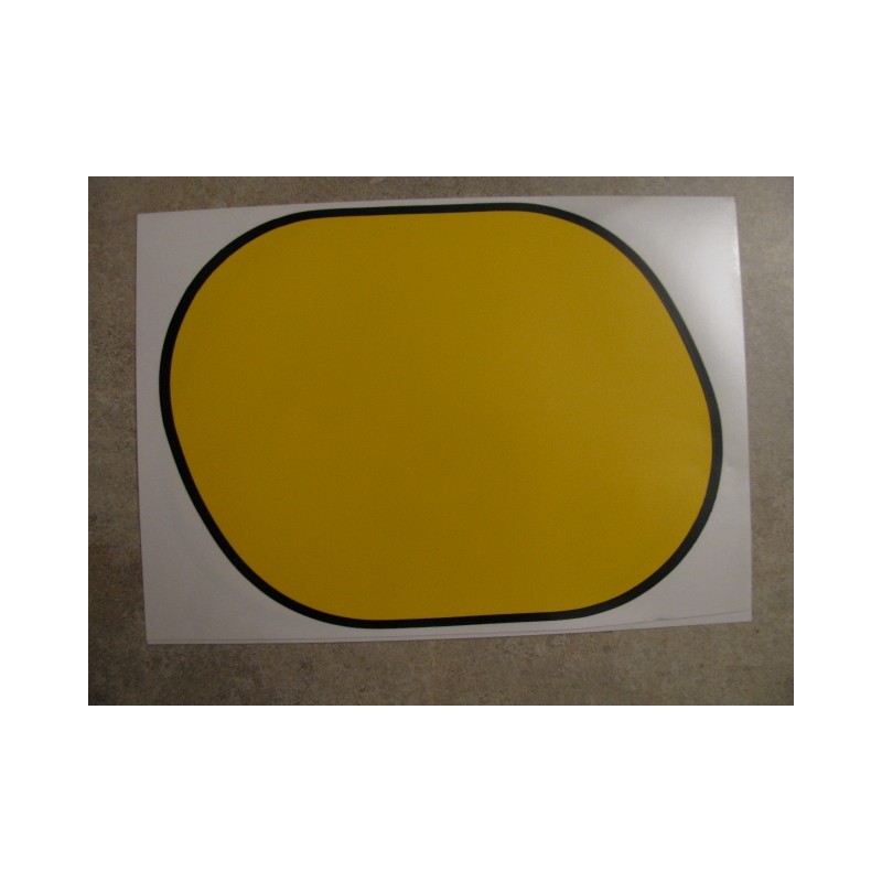 montesa enduro 250 h7 adhesivo tapa lateral izquierda amarillo borde negro