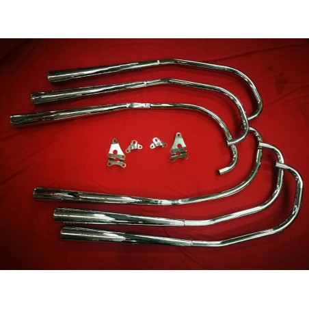 benelli 750 sei exaust set wuth supports