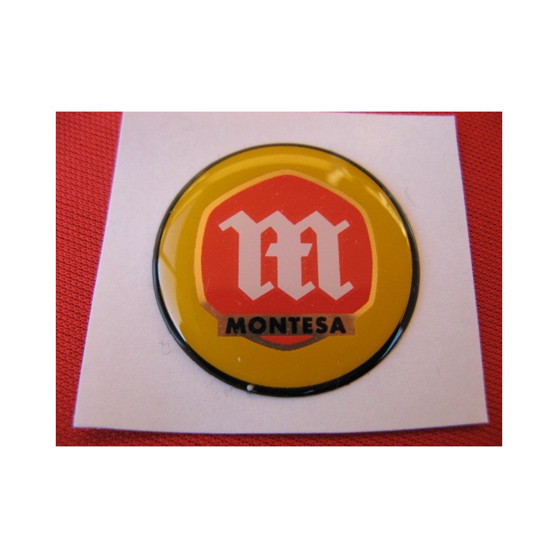 montesa emblema de 27 mm en relieve