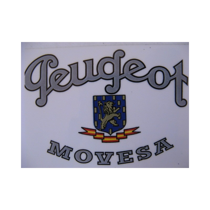 peugeot Movesa, emblema depósito lado derecho