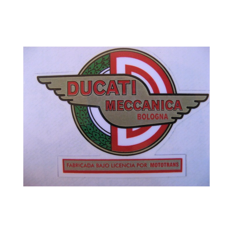 ducati mototrans, emblema depósito