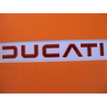 ducati, emblema rojo/negro