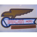 ducati mototrans, emblema depósito lado izquierdo