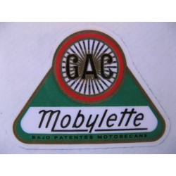 mobylette emblema verde triangular