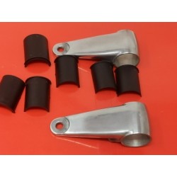 soportes metalicos de faro para moto clasica o custom