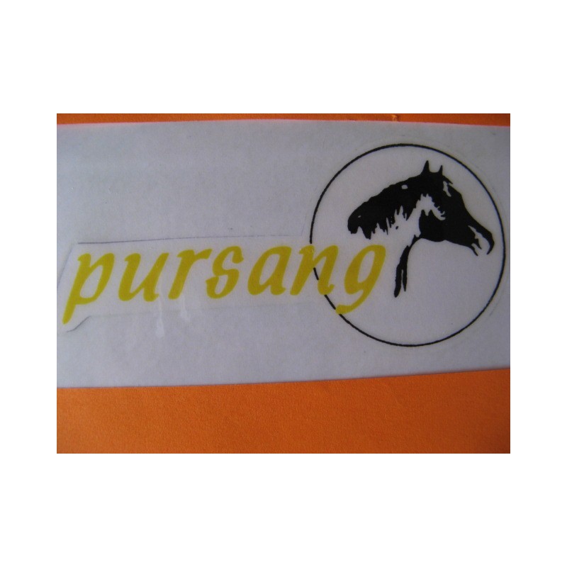 bultaco pursang adhesivo "pursang" del lateral derecho del depós