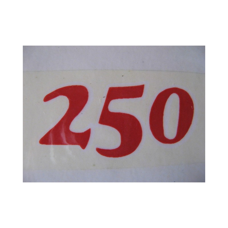 bultaco frontera y pursang adhesivo 250 rojo-blanco para MK 11 y