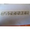Bultaco Streaker adhesivo "streaker" transparente-oro ref.91 (6,