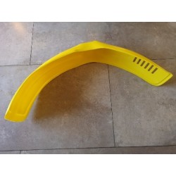 guardabarros delantero de moto enduro y cross ventilado amarillo