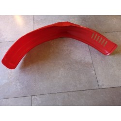 guardabarros delantero de moto enduro y cross ventilado rojo