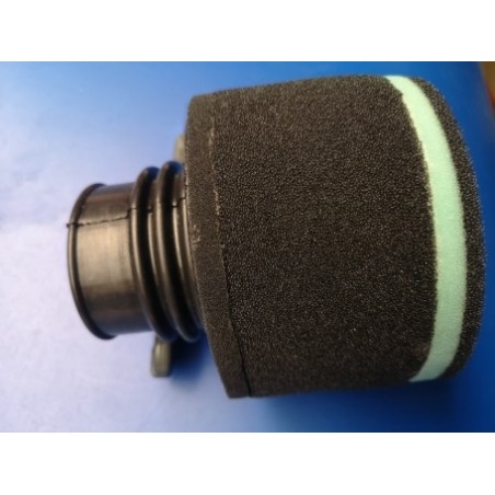 bultaco frontera y pursang filtro de aire con goma de 60 milimetros para acoplar carburador dell`orto o amal