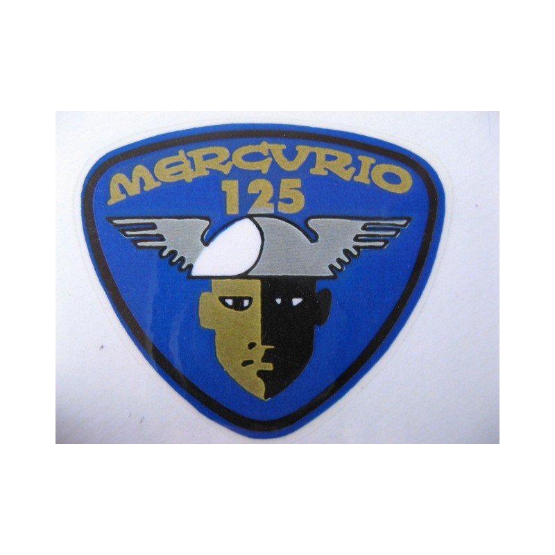 Bultaco Mercurio 125,emblema adhesivo "mercurio 125" del guardab