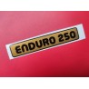 montesa enduro 250 pegatina de encima del deposito en oro y negro