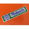 mobylette GAC emblema de aluminio