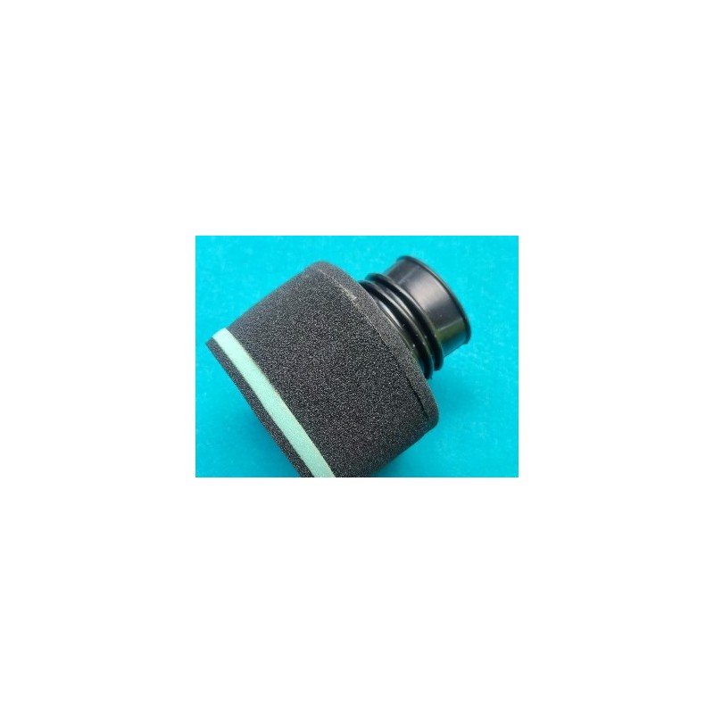 filtro de aire con goma de 60 milimetros para acoplar carburador dell`orto amal o mikuni en moto clasica de enduro y cross