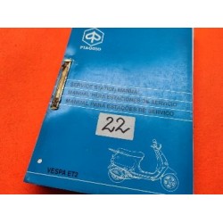 vespa ET2 manual de reparaciones original