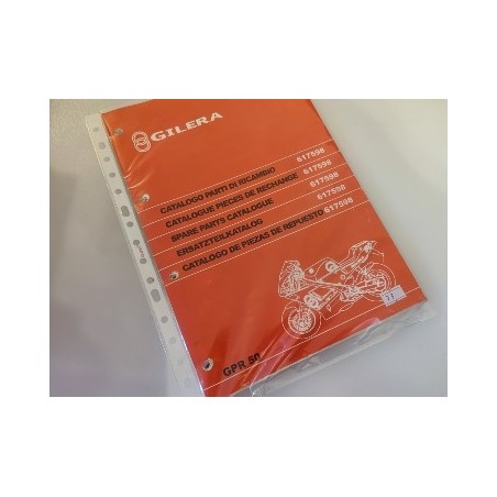 gilera GPR50 libro de despiece original