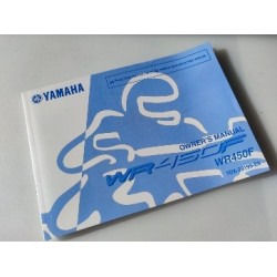 yamaha wr450 f manual del usuario en ingles