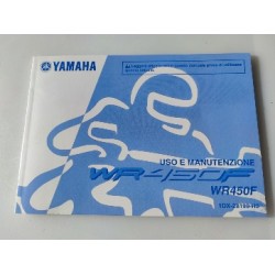 yamaha wr450 f manual de usuario en italiano