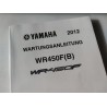 yamaha wr450 f de 2012 manual de taller original en aleman